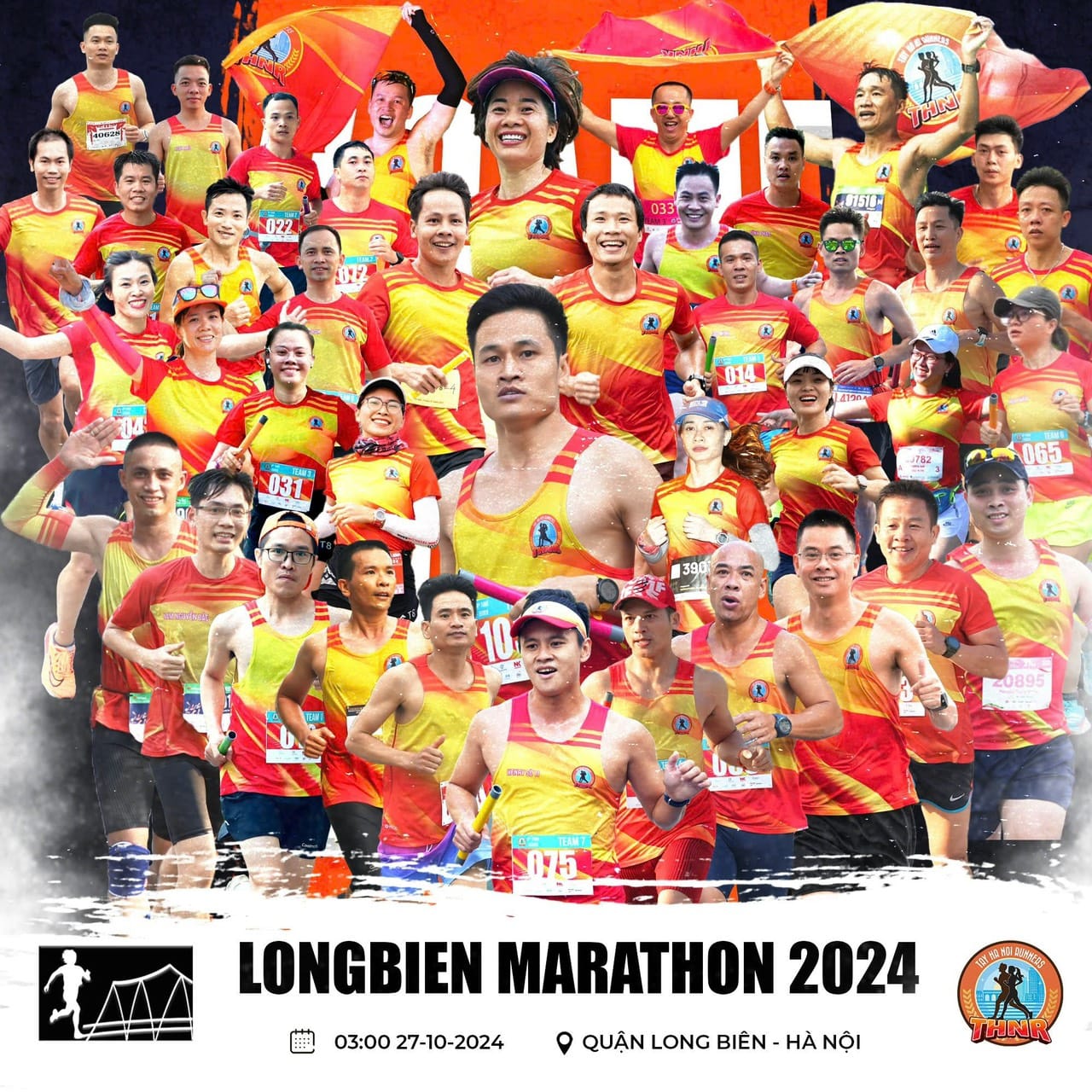 CLB Tây Hà Nội Runner tham gia ngày hội Long Biên Marathon
