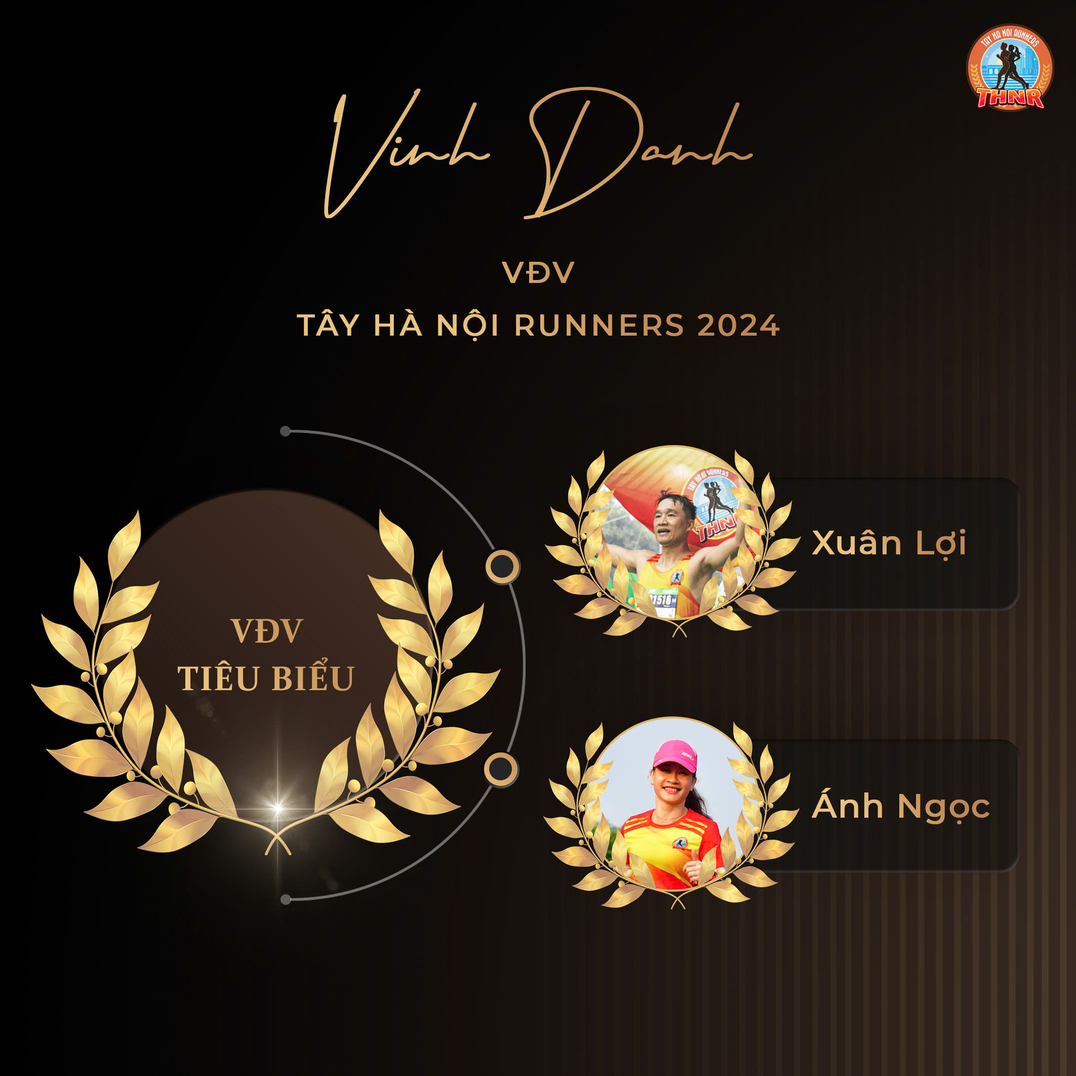Vinh danh vận động viên Tây Hà Nội Runners 2024
